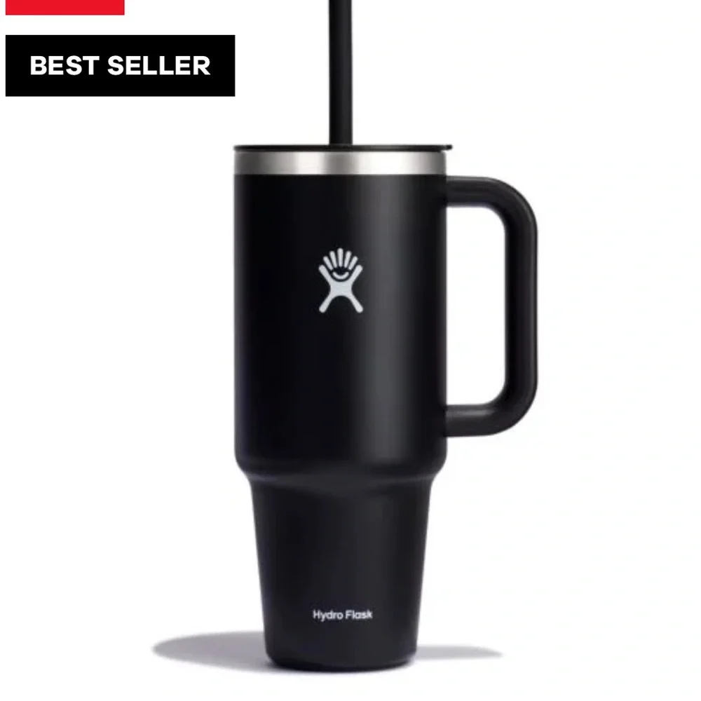 NEW HydroFlask All Around Tumbler Black 40oz - Picture 1 of 5